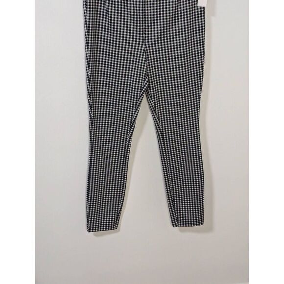 NWT Maeve By Anthropologie Black and White Gingham Checkered Pants - Size  8 - Picture 3 of 8